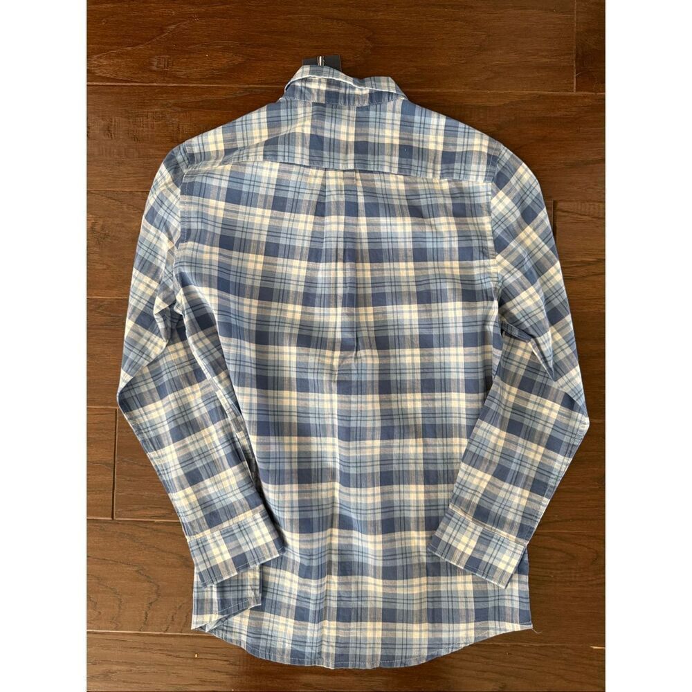 NWT Vineyard Vines 100% Cotton Boys Plaid Button Down Long Sleeve Small 8/10 - Picture 2 of 5